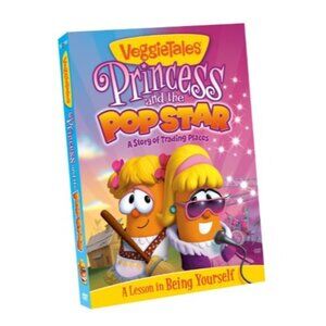 VeggieTales "Princess & The Pop Star" DVD A Lesson in Being Yourself